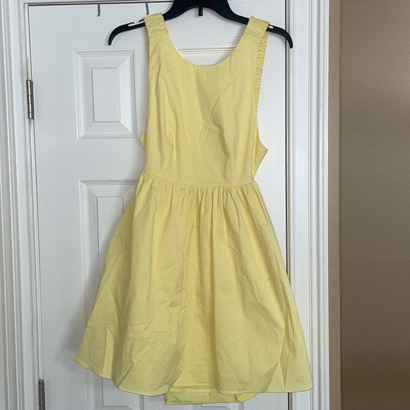 OPEN ELASTIC BACK Yellow MINI - English Factory - Picture 6 of 7